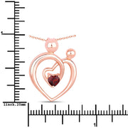 Bids.com 0.32 Carat Genuine Garnet .925 Sterling Silver Pendant Pendants