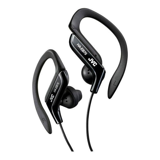 JVC JVC HAEB75B Ear Clip Earbuds Black Headphones White Smoke