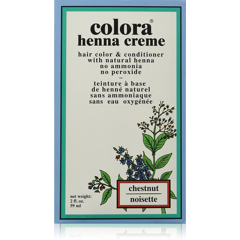 Colora Colora Henna Creme, Chestnut, 2 Ounce Hair Color Light Gray