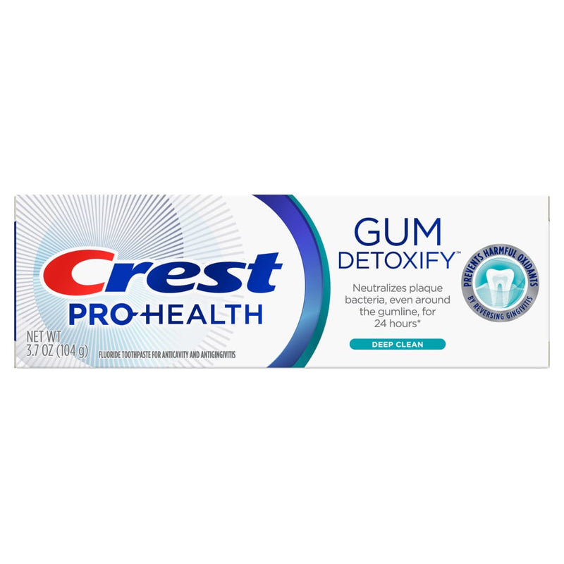 Crest Crest Toothpaste, Fluoride, Gum Detoxify, Deep Clean 3.7 Oz Toothpaste