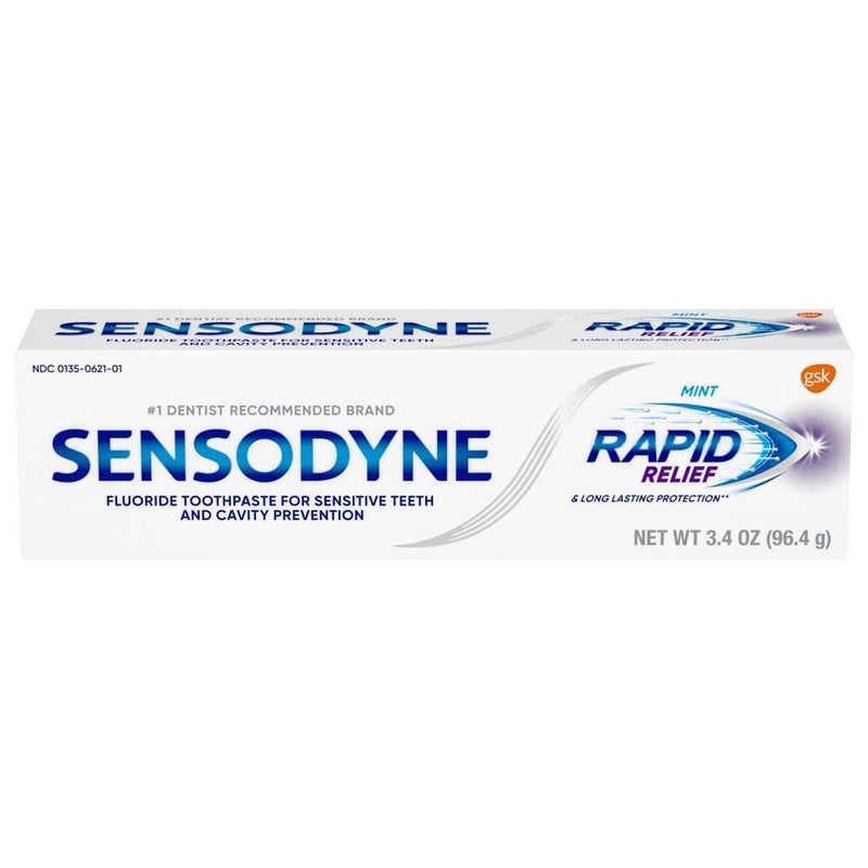 Sensodyne Sensodyne Rapid Relief Sensitive Toothpaste, Mint - 3.4 Ounces Toothpaste