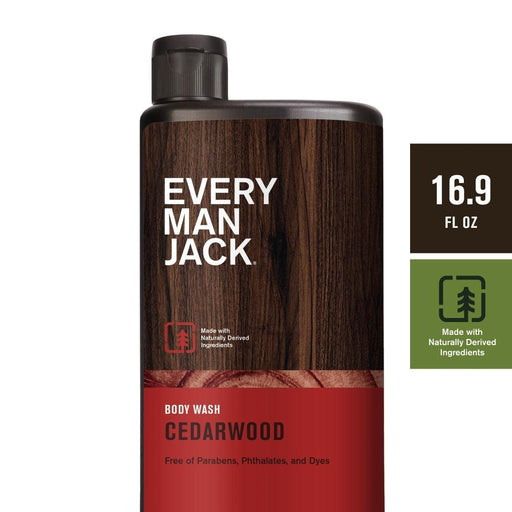Every Man Jack Every Man Jack Body Wash And Shower Gel Cedarwood, 16.9 Ounce Body Wash