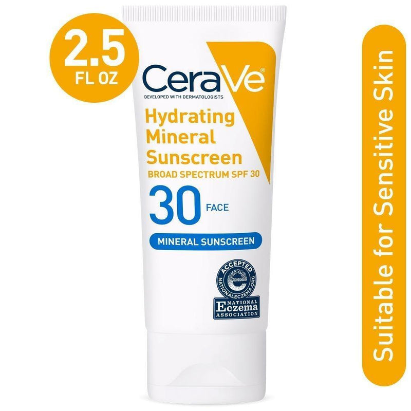 CeraVe CeraVe Hydrating Mineral Face Sunscreen Lotion – SPF 30 - 2.5oz Sunscreen