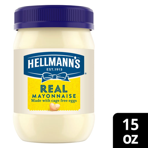 Hellmann's Hellmann's Real Mayonnaise 15 Fl Oz Mayonnaise White Smoke
