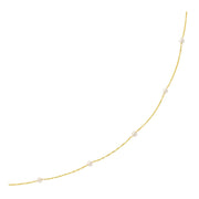 Bids.com 14k Yellow Gold Necklace with White Pearls Necklaces