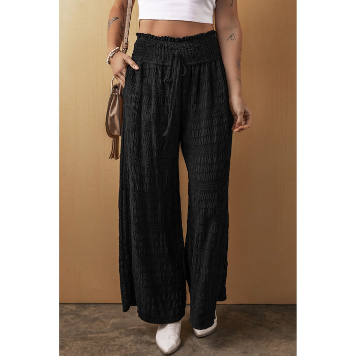 Tied Wide Leg Pants