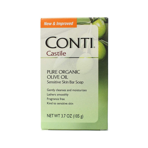 Conti Castile Conti Castile Soap, Pure Organic Olive Oil Bar for Sensitive Skin, 3.7 oz Bath & Body