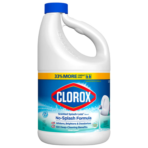 Clorox Clorox Scented Splash Less Clean Linen Bleach 77 Fl Oz Bleach White Smoke