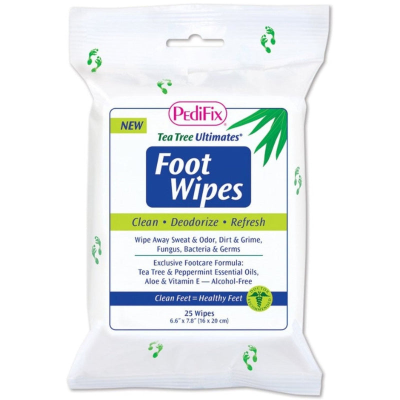 PediFix PediFix Tea Tree Ultimates Foot Wipes Hand Sanitizers & Wipes