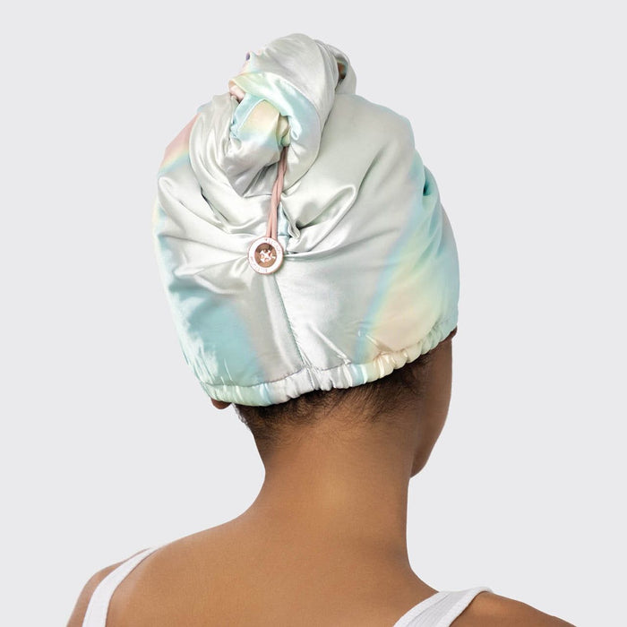 Kitsch - Satin-Wrapped Hair Towel - Aura