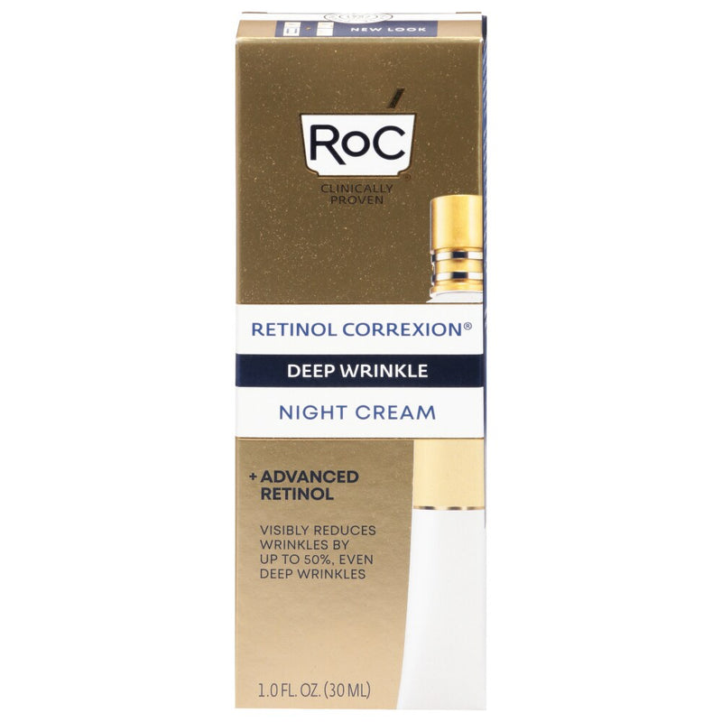 RoC RoC Retinol Correxion Night Cream, Deep Wrinkle - 1 Fl Oz Health & Beauty