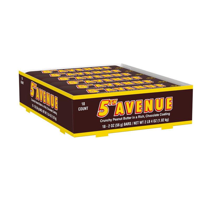 Hershey's Hershey's 5th Avenue Candy Bar, Crunchy Peanut Butter and Milk Chocolate, 2 oz Candy & Chocolate