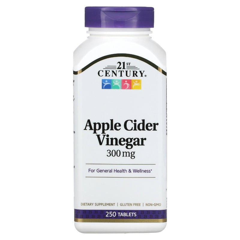 21st Century 21st Century® Apple Cider Vinegar 300 mg – Digestive &amp; Metabolic Support (Tablets) Vinegar