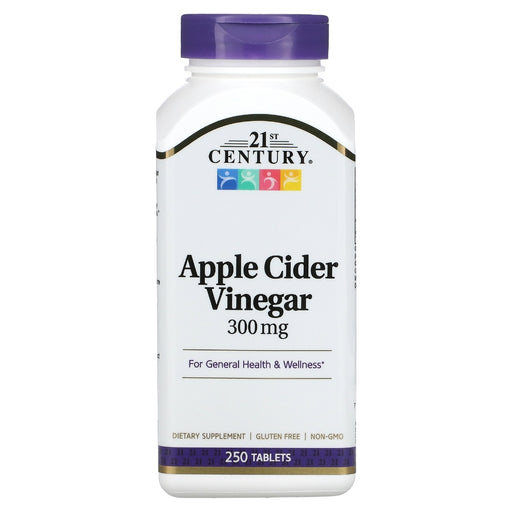 21st Century 21st Century® Apple Cider Vinegar 300 mg – Digestive &amp; Metabolic Support (Tablets) Vinegar