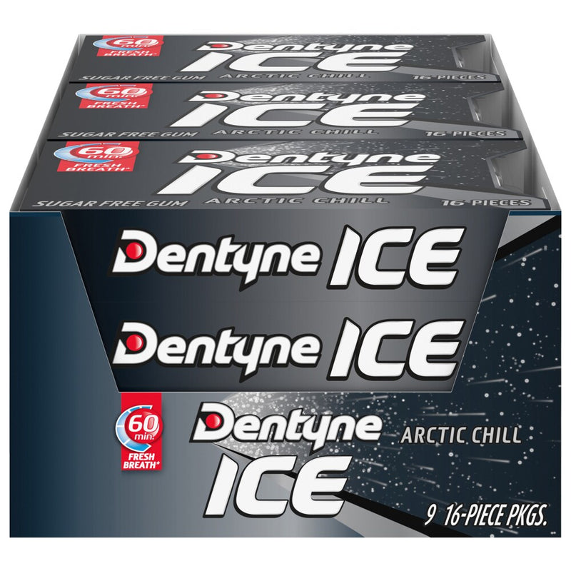 Dentyne Dentyne Ice Arctic Chill Sugar Free Gum 9ct Box Candy & Chocolate White Smoke