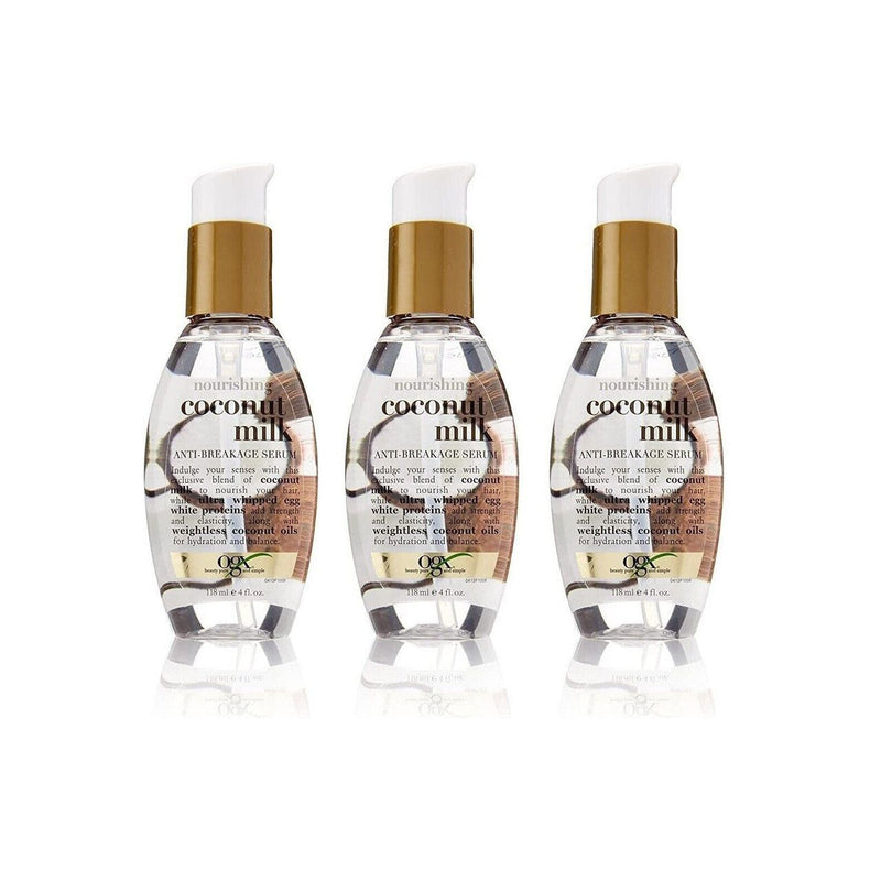 OGX OGX Anti Breakage Serum, Nourishing + Coconut Milk 4 Fl Oz Health & Beauty