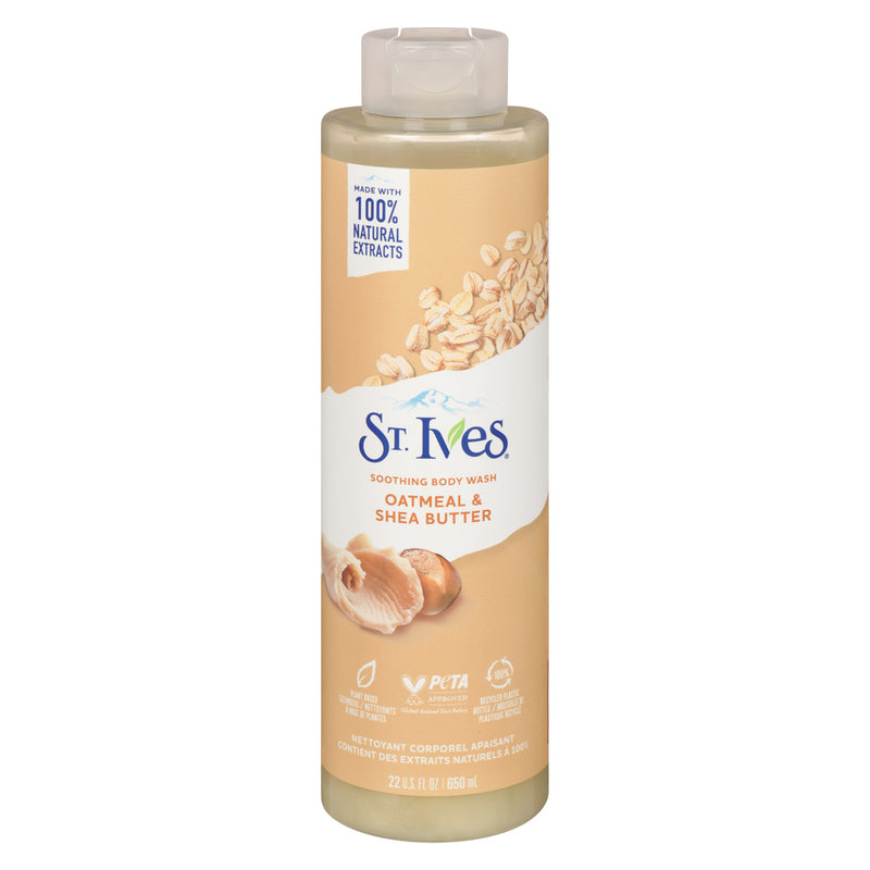 St. Ives St. Ives Body Wash, Soothing, Oatmeal & Shea Butter 22 Fl Oz Body Wash