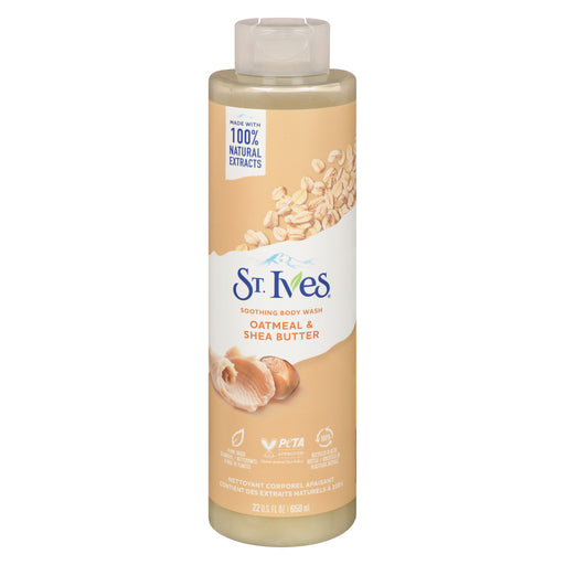 St. Ives St. Ives Body Wash, Soothing, Oatmeal & Shea Butter 22 Fl Oz Body Wash