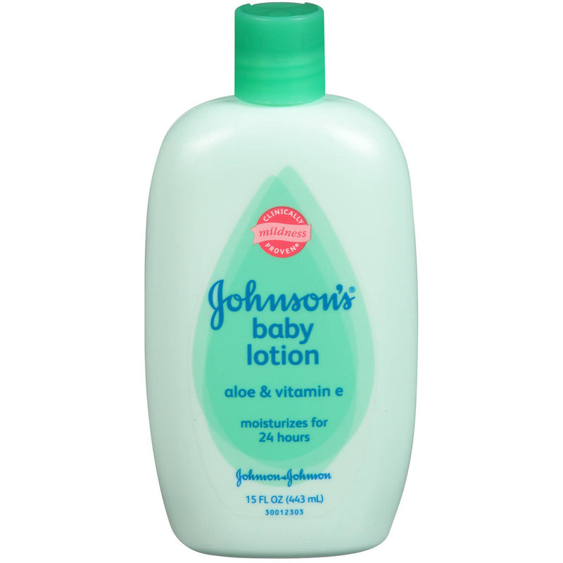 Johnson's Johnson's Baby Lotion, Aloe & Vitamin E 15 Oz Lotion & Moisturizer White Smoke