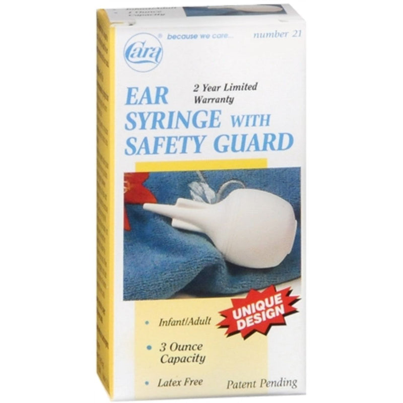 Cara Cara Infant'S 3Fl Oz Capacity Ear Syringe With Safety Guard Ear Syringes White Smoke