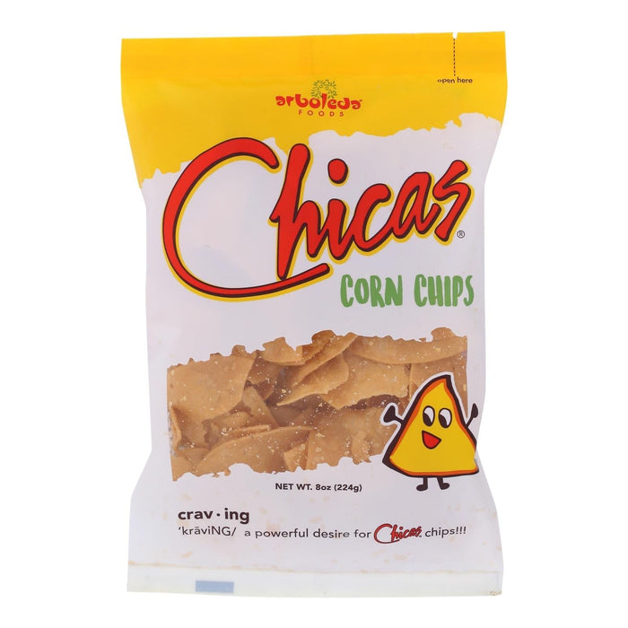 Cozy Farm - Chicas Chips Corn Tortilla Original - 8 Oz (Case Of 9)