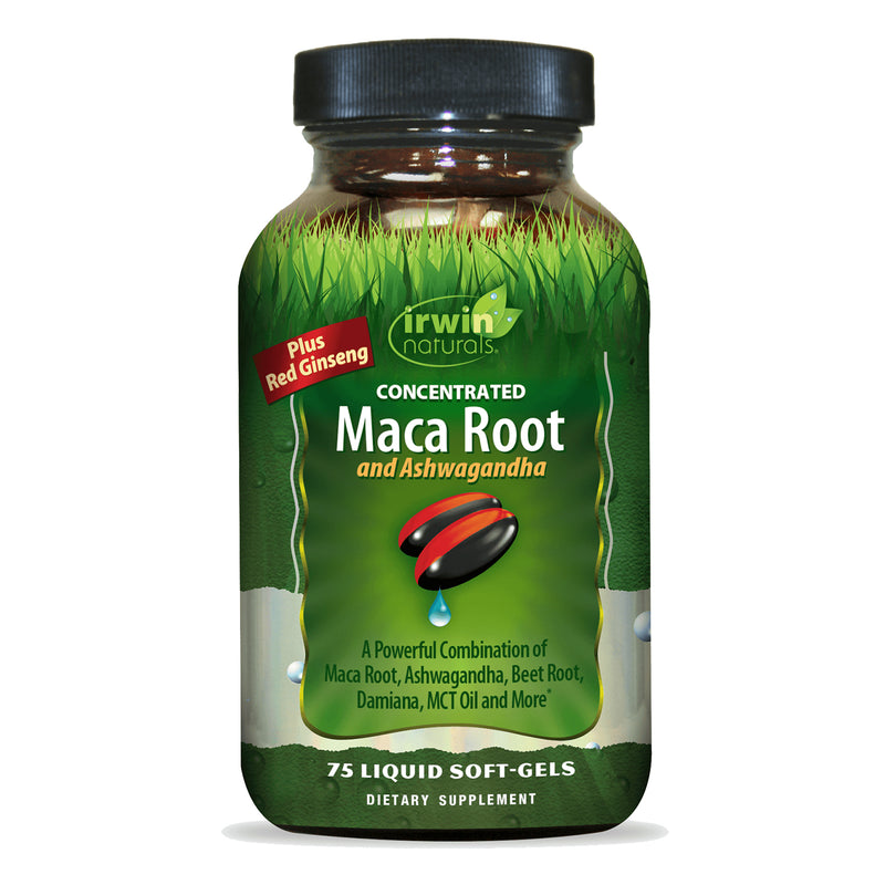 Irwin Naturals Irwin Naturals Concentrated Maca Root And Ashwagandha, 75 Liquid Soft-Gels Vitamins & Supplements