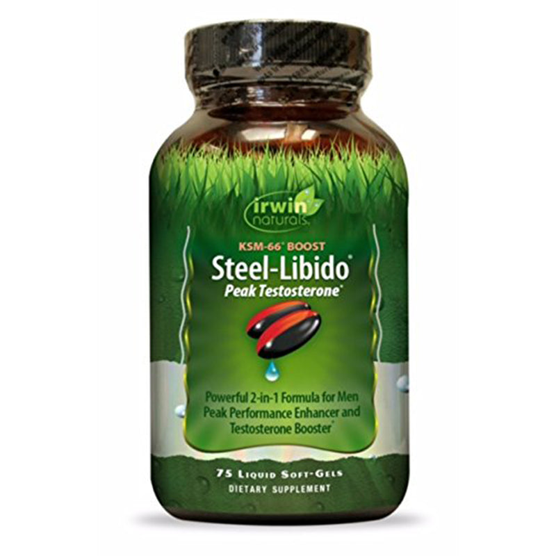 Irwin Naturals Irwin Naturals Steel Libido Peak Testosterone (75 Liquid Soft-gels) Vitamins & Supplements