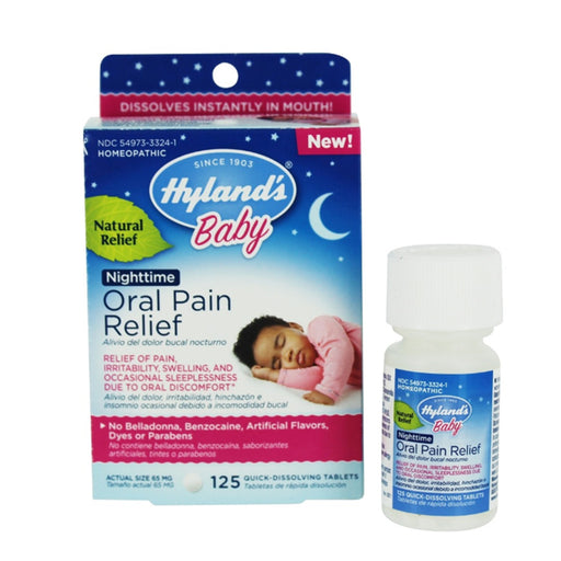 Hyland's Hyland's Baby Oral Pain Relief  Nighttime Tablets 125Ct Baby & Toddler