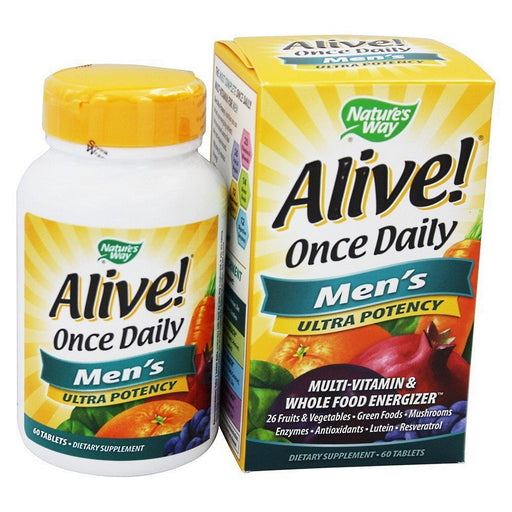 Nature's Way Nature's Way Alive! Once Daily Men's Ultra Potency Multivitamin Tablets Vitamins & Supplements