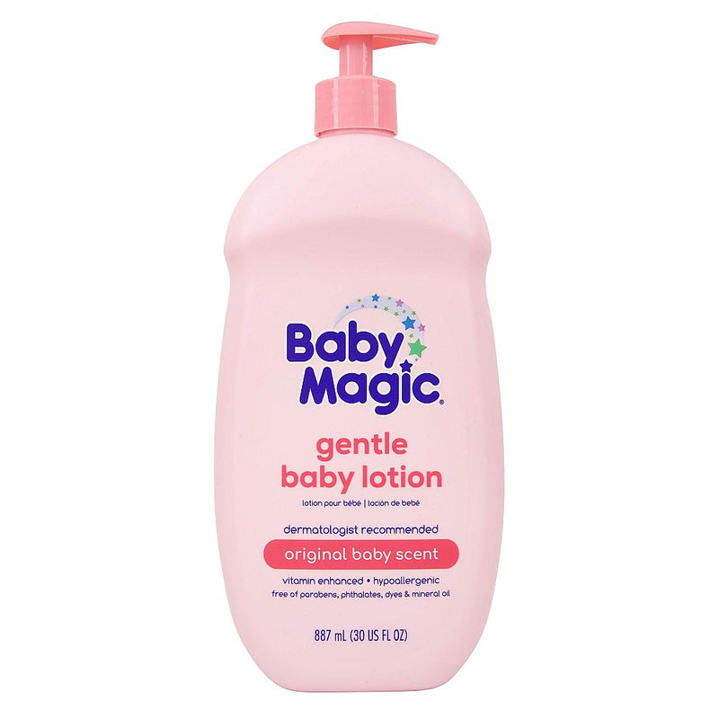 Baby Magic Baby Magic Gentle Lotion, Vitamins & Aloe, 30 Oz Lotion & Moisturizer White Smoke Default Title