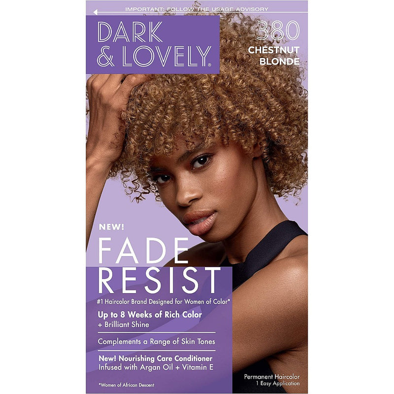 0 Dark and Lovely Fade Resist Hair Color Chestnut Blonde 380 Hair Color