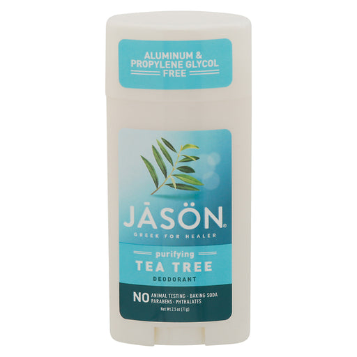Jason Jason Purifying Tea Tree Natural Deodorant Stick - 2.5oz Deodorant Gray
