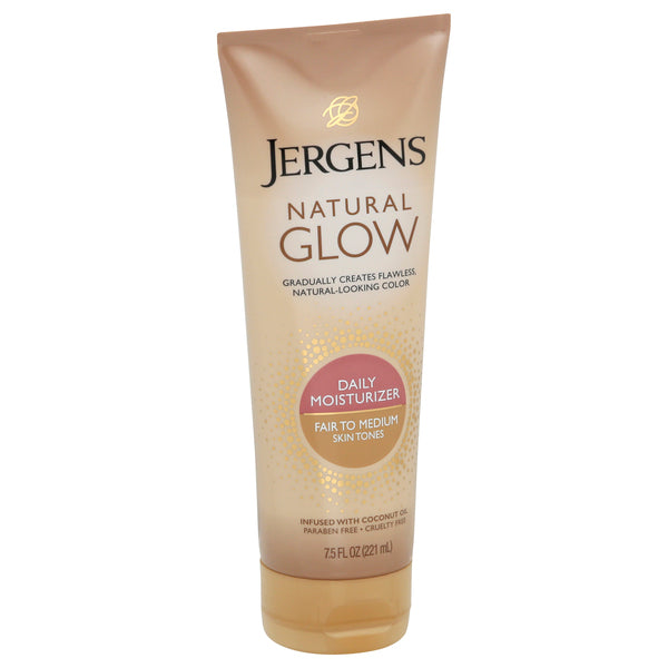 Jergens Jergens Natural Glow Daily Moisturizer Lotion Fair To Medium Skin Tones, 7.5 Fl Oz Lotion & Moisturizer
