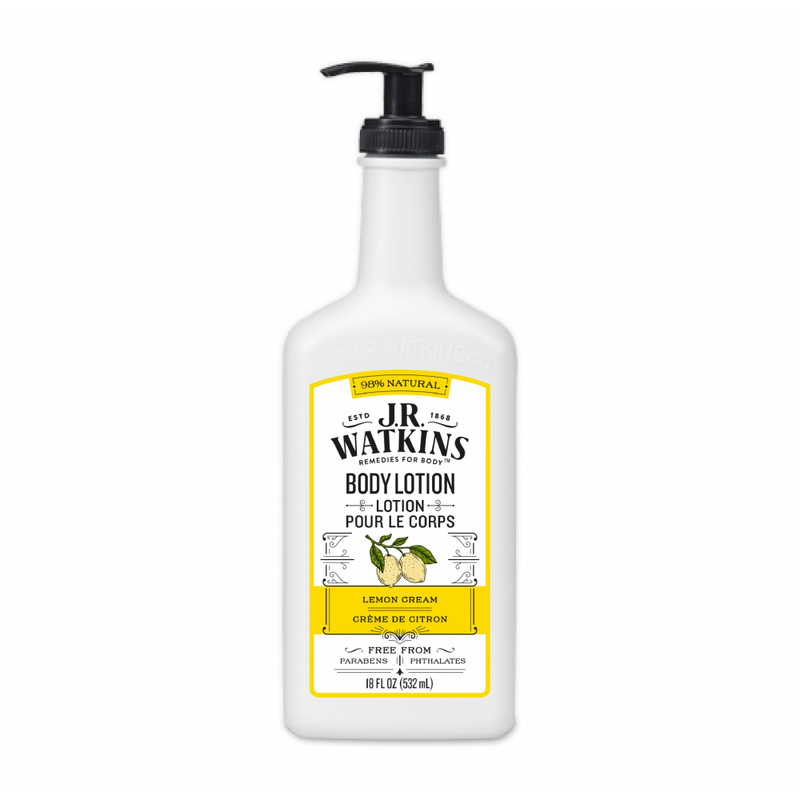J.R. Watkins J.R. Watkins Lemon Cream Body Lotion 18 Oz Lotion & Moisturizer White Smoke