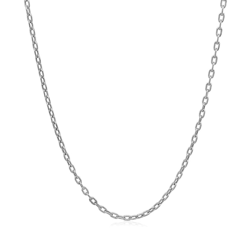 Bids.com Double Extendable Cable Chain in 14k White Gold (1.9mm) Necklaces
