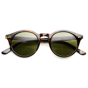 zeroUV Vintage Inspired Key Hole Round Spectacles P3 Sunglasses 7055 Sunglasses