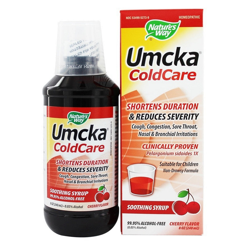 Nature's Way Nature's Way Umcka ColdCare Syrup Cherry - 8 Fl Oz Respiratory Care White Smoke