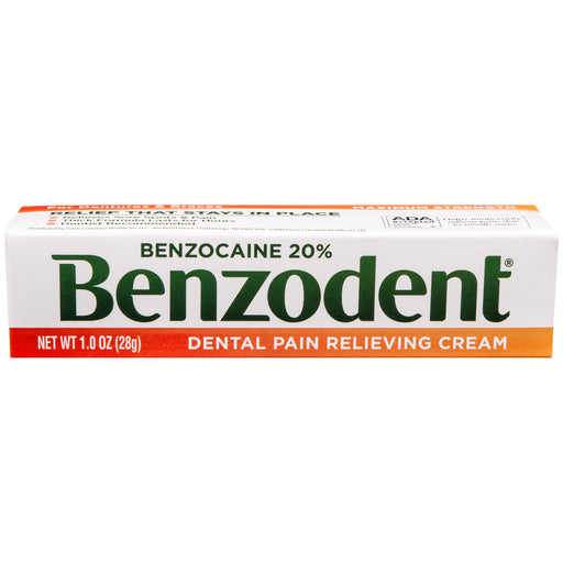 Benzodent Benzodent Dental Pain Relieving Cream, 1 Oz Personal Care