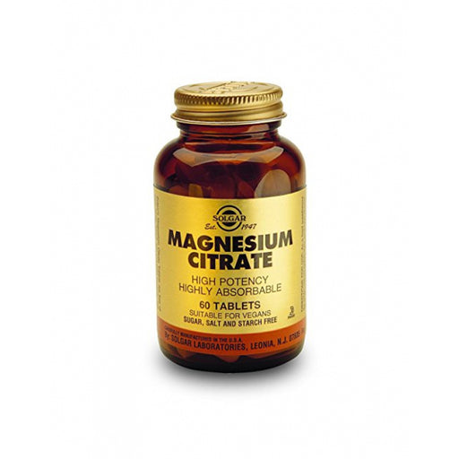 Solgar Solgar Magnesium Citrate 60 Tablets Vitamins & Supplements
