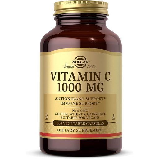 Solgar Solgar Vitamin C 1000 Mg, 100 Vegetable Capsules Vitamins & Supplements