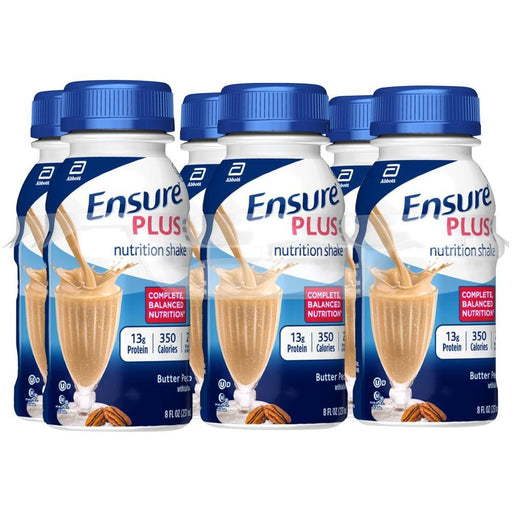 Ensure Ensure Plus Butter Pecan Nutrition Shake 6-8 Fl Oz Bottles Fitness & Nutrition