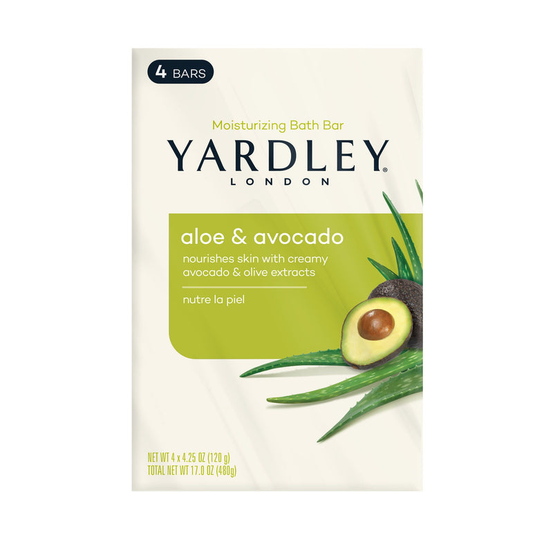 Yardley Yardley London Bath Bar, Nourishing, Aloe & Avocado Bath & Body