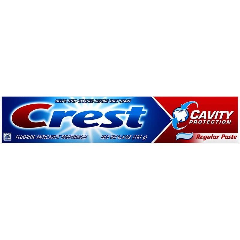 Crest Crest Toothpaste Cavity Protection Regular Paste Toothpaste Light Cyan