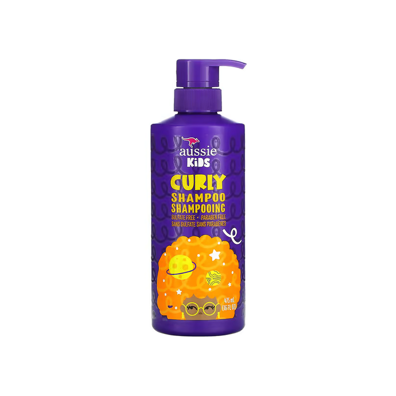Aussie Aussie Kids, Curly Shampoo, Sunny Tropical Fruit, 16 Fl Oz (475 Ml) Shampoo