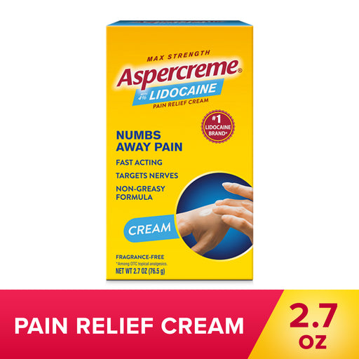 Aspercreme Aspercreme Maximum Strength Pain Relief Cream With Lidocaine Health & Beauty