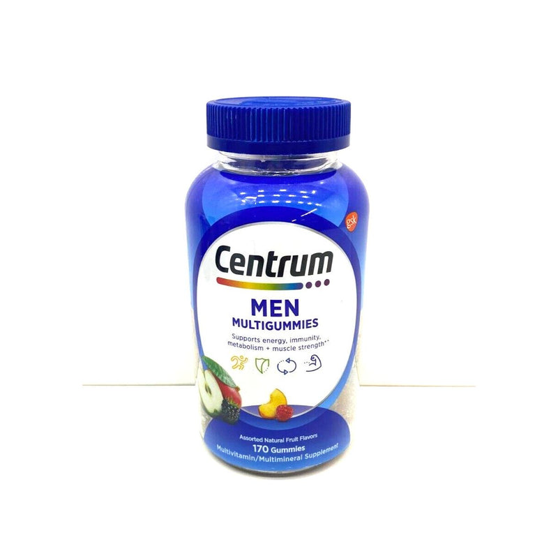 Centrum Centrum Multivitamin/Multimineral Supplement, Men, Gummies, Assorted Natural Fruit Flavors Vitamins & Supplements