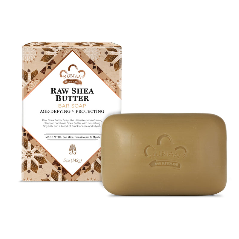 Nubian Heritage Nubian Heritage Bar Soap Raw Shea Butter & Myrrh, 5 Oz Bar Soap