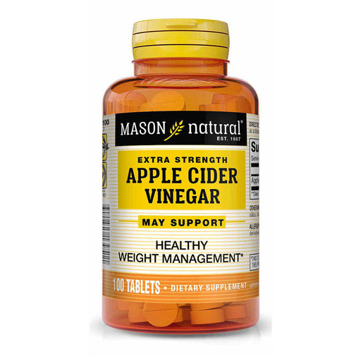 Mason Natural Mason Natural Extra Strength Apple Cider Vinegar, 100 Tablets Herbal Supplements