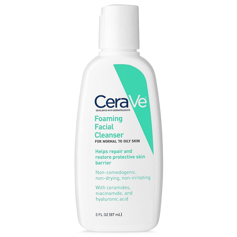 CeraVe CeraVe Foaming Facial Cleanser - 3.0 Oz Facial Cleansers White Smoke