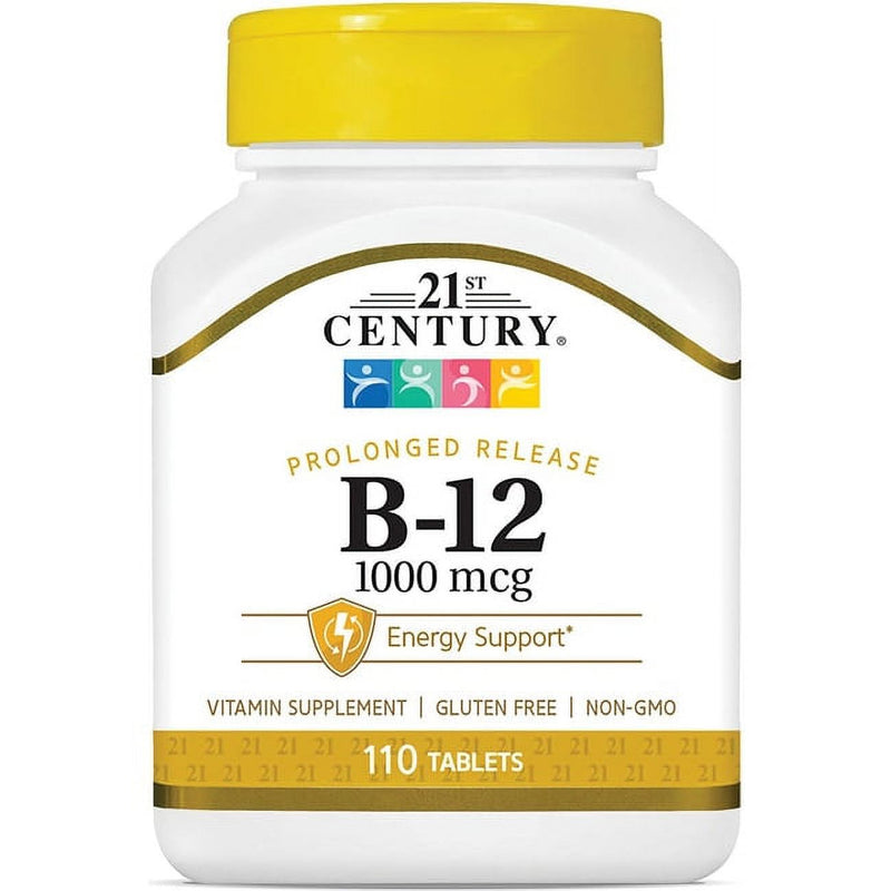 21st Century 21st Century Vitamin B-12, Prolonged Release, 1000 Mcg, Tablets Vitamins & Supplements